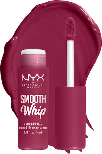NYX Professional Makeup Smooth Whip Matte Lip Cream Liquid Lipstick Matte Fuzzy Slippers 4ml