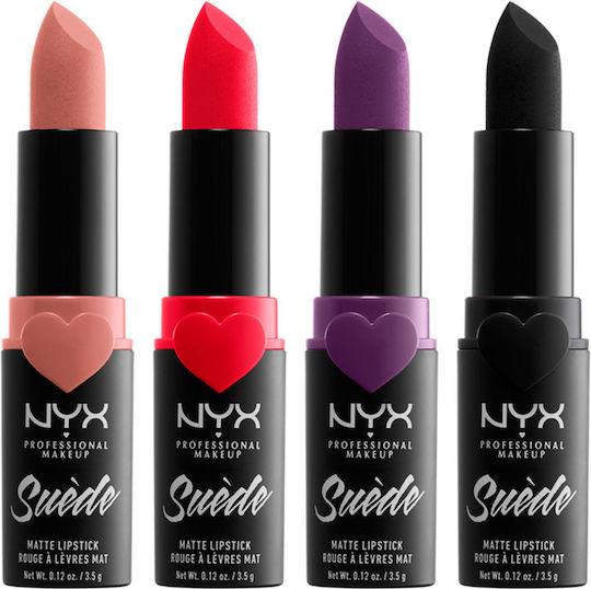 NYX Professional Makeup Suede Matte Lipstick Matte 28 Soft Spoken 3.5gr