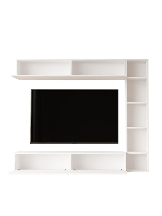 Wohnzimmer TV-Einheit Grau M169xB26cm