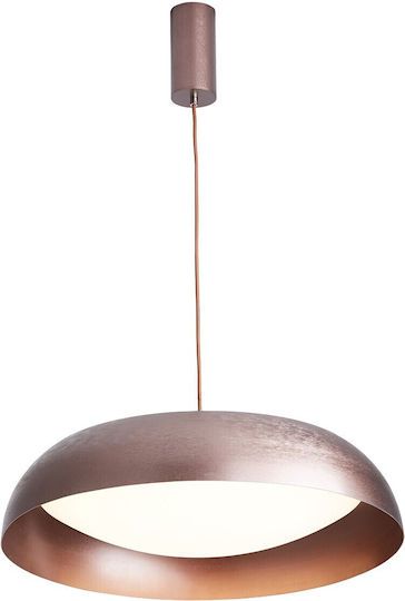 VK Lighting Brown LED Pendant Light with Warm White Light