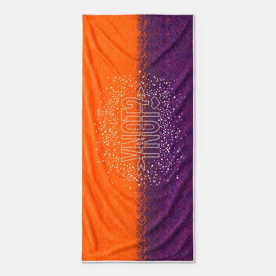 Y Not? Beach Towel Orange 180x90cm