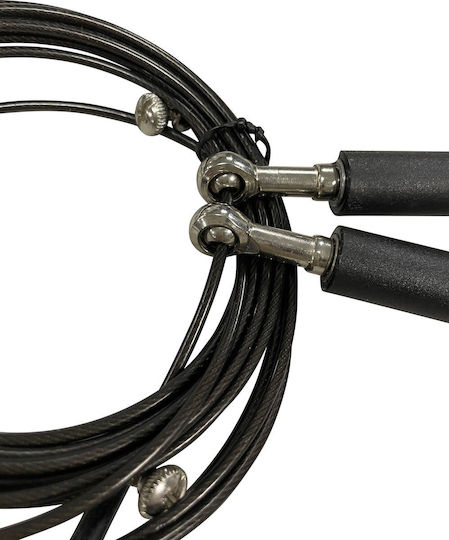 AMILA Adjustable Jump Rope with Ball Bearings Red Speed Rope 3m