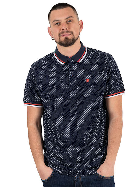 S Polo T-Shirt Marineblau