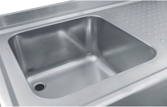 Bambas Frost Closed Single Scullery Sink LK1-70 40x40x25cm