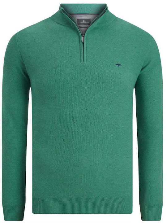 Troyer Long Sleeve Sweater Green