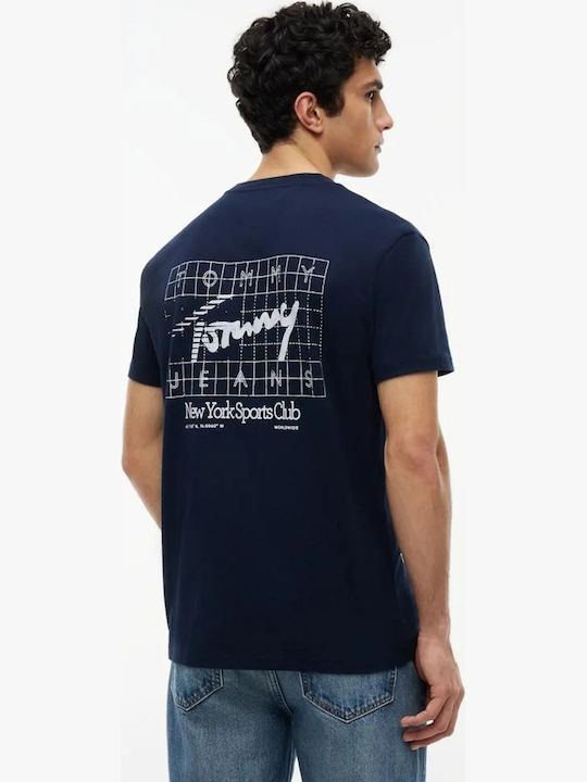 Tommy Hilfiger Flag T-Shirt Weiß-Blau