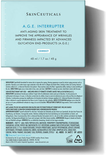 SkinCeuticals Correct Κρέμα Προσώπου για Ενυδάτωση, Αντιγήρανση & Σύσφιξη 50ml