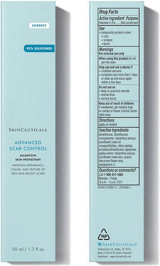 SkinCeuticals Advanced Scar Control Cream Face Day 50ml