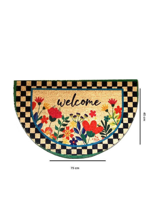 SteweHome Non-Slip Multicolour Doormat 45x75cm