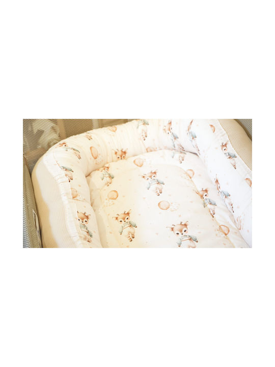 Grandes Suenos Baby-Kissen Nest Beige 80x100cm
