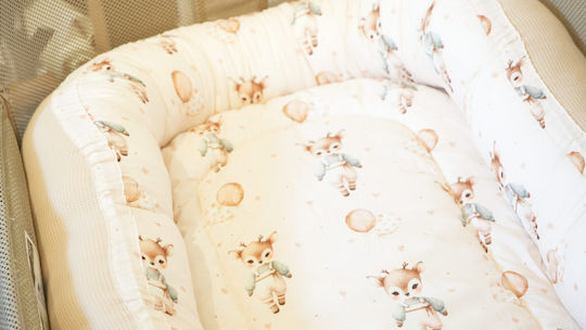 Grandes Suenos Baby-Kissen Nest Beige 80x100cm