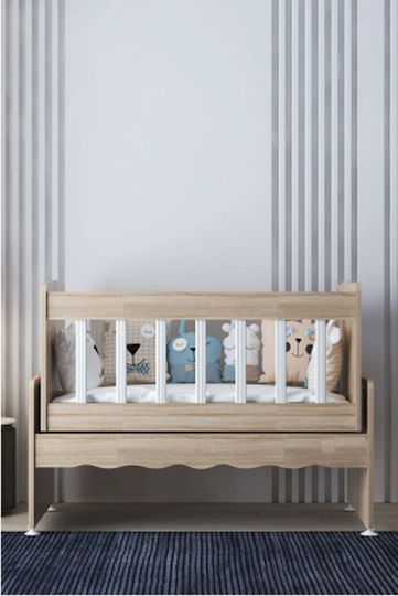 SteweHome Babybett Rosa mit Matratze 100x112cm