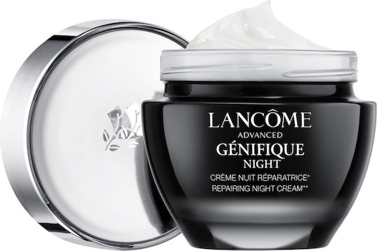 Lancome Genifique Repair 72ωρη Κρέμα Προσώπου Νυκτός για Ενυδάτωση, Αντιγήρανση & Σύσφιξη με Υαλουρονικό Οξύ & Ceramides 50ml