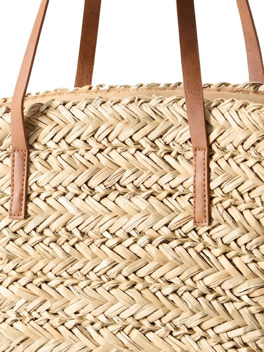 Damen-Schultertasche Oatmeal
