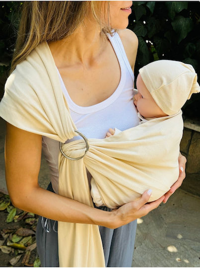 SteweHome Babytragetuch Sling Ring Beiges