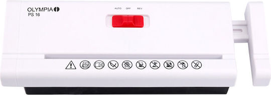 Olympia PS 16 Strip Cut 6-Sheet Paper Shredder