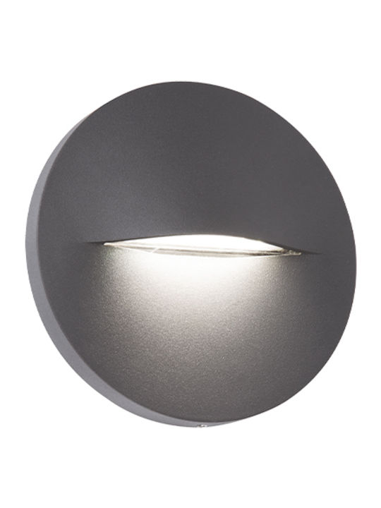 Viokef Cop Επιτοίχιο Εξωτερικό Φαναράκι LED IP65 2W με Θερμό Λευκό Φως 80x8εκ.
