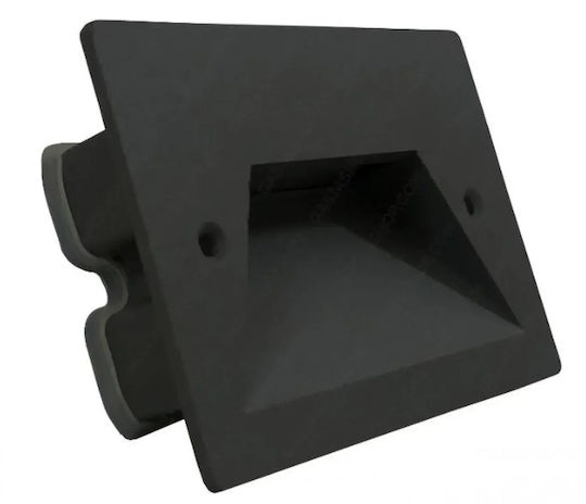 Wandmontiertes Außen-Spotlight LED IP65 3W mit Warmweiß Licht 11.5x8x3.4εκ.