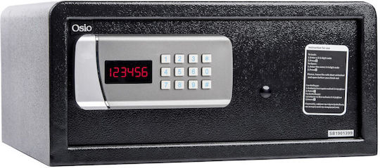 Osio Safe with Digital Lock L43xW38xH20cm OSB-2043BL