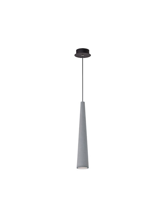 Viokef Funnel Hängelampe Weiß Schiene mit Fassung E14, E.14 22x360x36cm.