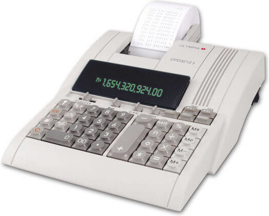 Olympia CPD-3212S Calculator Rolă de hârtie pentru chitanțe 12 Cifre în Culoarea Negru 1buc