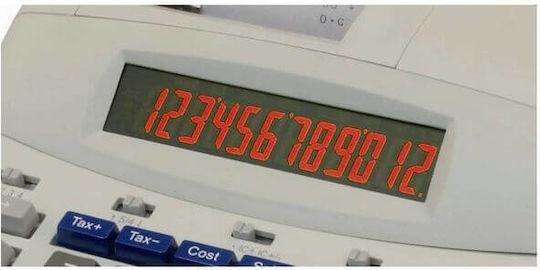 Olympia CPD-512 Αριθμομηχανή Χαρτοταινίας 12 Ψηφίων σε Λευκό Χρώμα