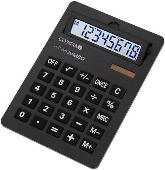 Olympia LCD-908 Калкулатор Ежедневна употреба в Черен Цвят 1бр