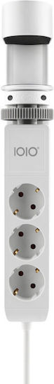 USB разклонител Olympia за ръб на маса Ioio SL 3000 бял