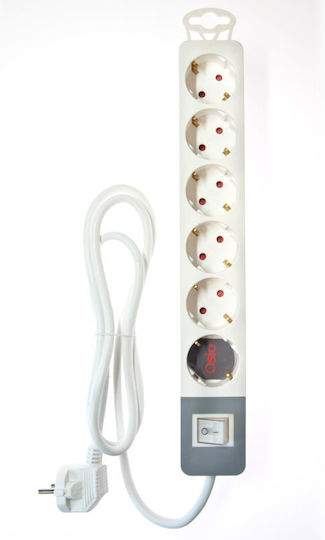 Osio Power Strip 6 Positions with Switch and Cable 1.5m