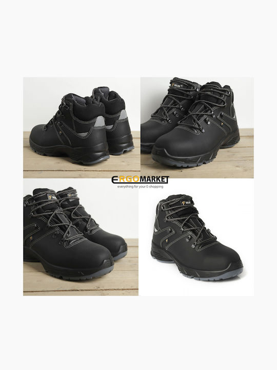 Avedo Styler Waterproof Work Boots Black O2 with SRC Slip Resistance