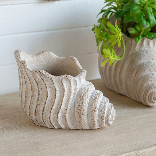 Artekko Cement Plant Pot Concrete Beige 23x14x14.5cm