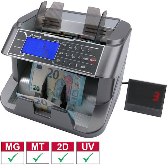 Olympia NC 455 Money Counter with Speed 1000 Banknotes per Minute 947730700