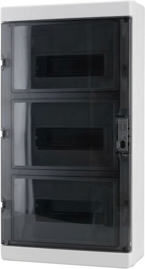 Lineme Wall mounted Waterproof 54-Elements Fuse Box with 3 Rows