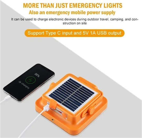 Προβολέας Εργασίας Ηλιακός LED IP66