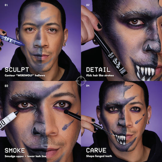 NYX Professional Makeup Sfx Face & Body Stick Make Up Night Terror 3gr
