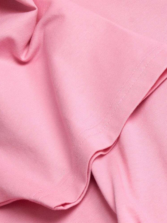 Herrenblusen Kurzarm T-Shirt Rosa
