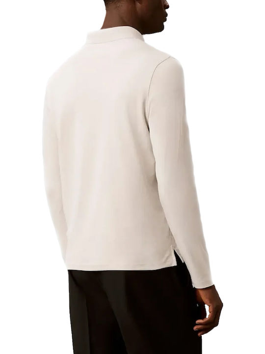 Calvin Klein Polo Μπλούζα Μπεζ