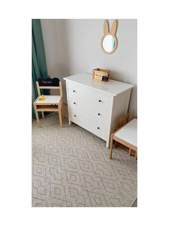 SteweHome Covor Pentru Copii Gri 80x400cm Grosime 60mm