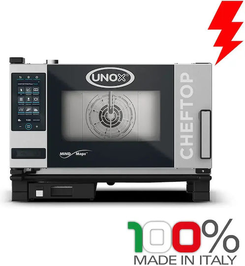 Unox ChefTop XEVC Ηλεκτρικός Φούρνος με Ατμό 5kW 0311-EPRM