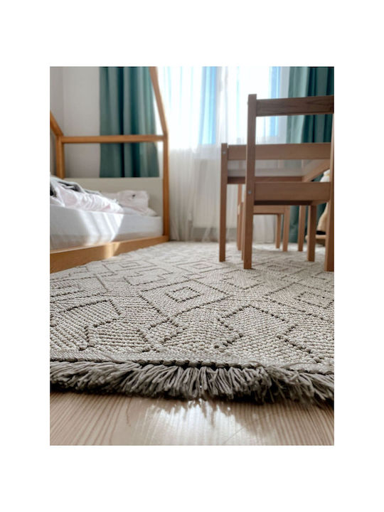 SteweHome Kids Rug Gray 80x100cm Thickness 60mm