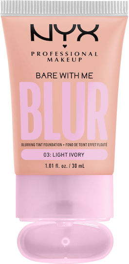 NYX Professional Makeup Bare With Me Blur Flüssig 03 Light Ivory 30ml
