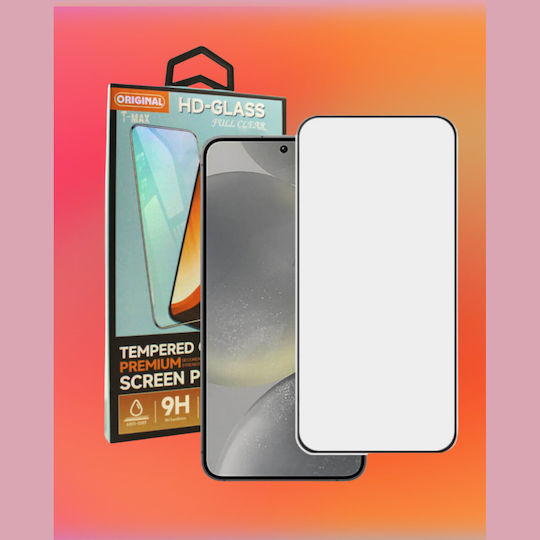 Tempered Glass Xiaomi Poco F8 Ultra T-max Premium Full Glue Anti-Scratch Screen Protector Glass Black 5206015086540