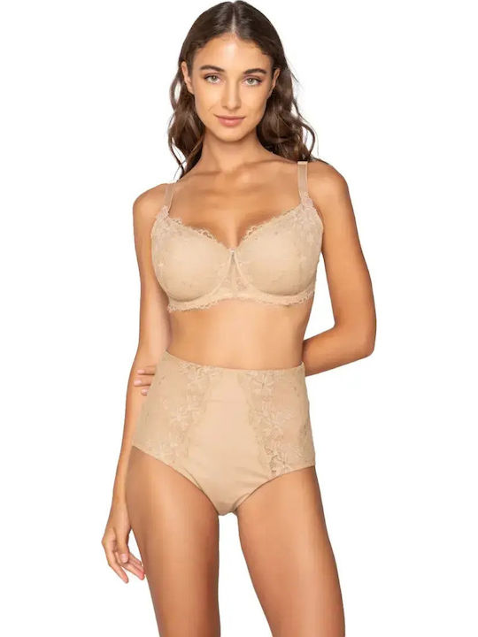 Balconette Beige Σουτιέν mit Bügel