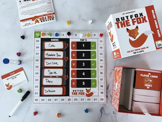 Επιτραπέζιο Παιχνίδι Outfox The Fox για 2-4 Παίκτες 5+ Ετών (EN) Smirk & Dagger Games