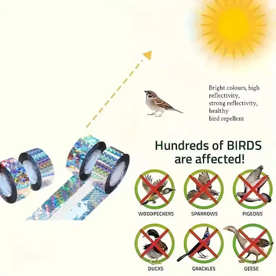Olympus Bird Repeller Ταινία Απώθησης Πουλιών 80m