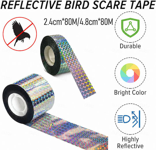 Olympus Bird Repeller Ταινία Απώθησης Πουλιών 80m
