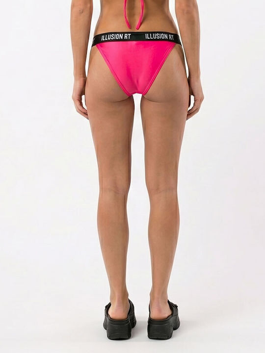 Bikini Inferioare Slip Roz Neon