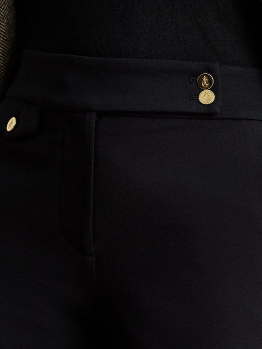 Damen Stoffhose Schwarz