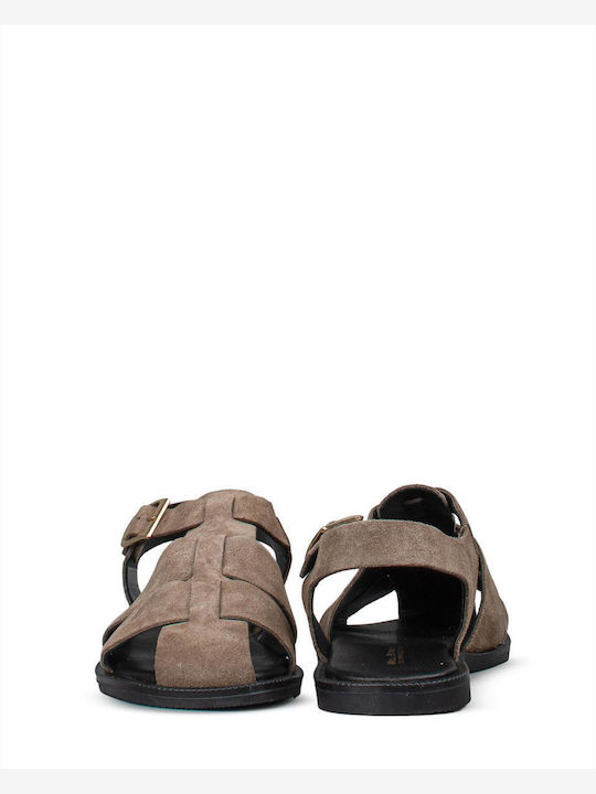 Women's Flat Sandals Brown
