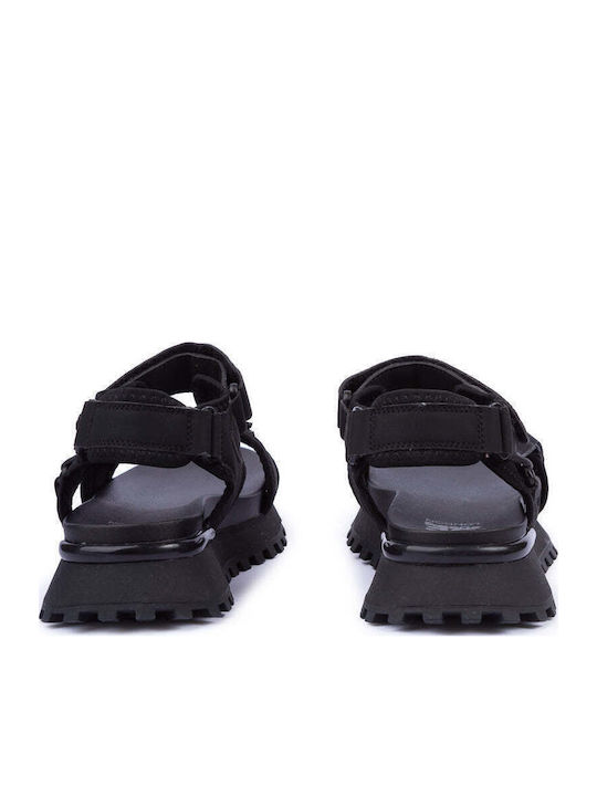 Γυναικεία Σανδάλια Flatforms Μαύρα